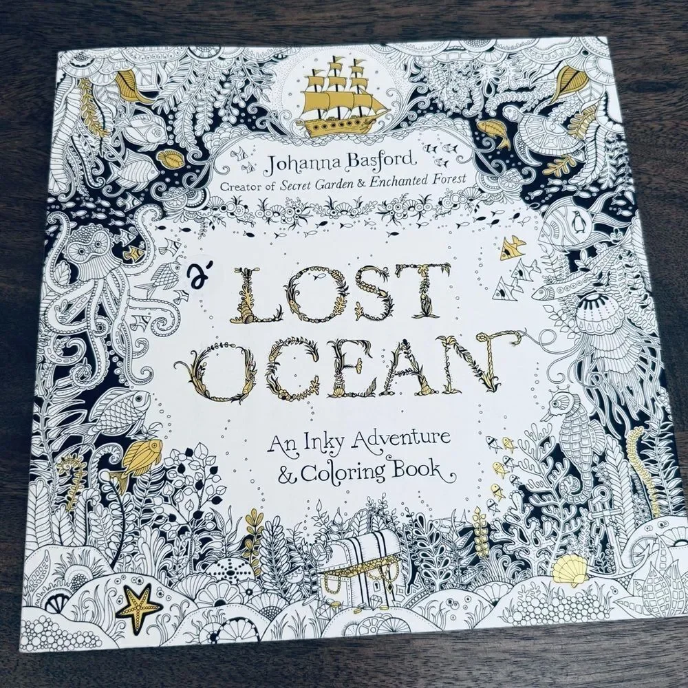 Lost Ocean Adult Coloring Book Johanna Basford